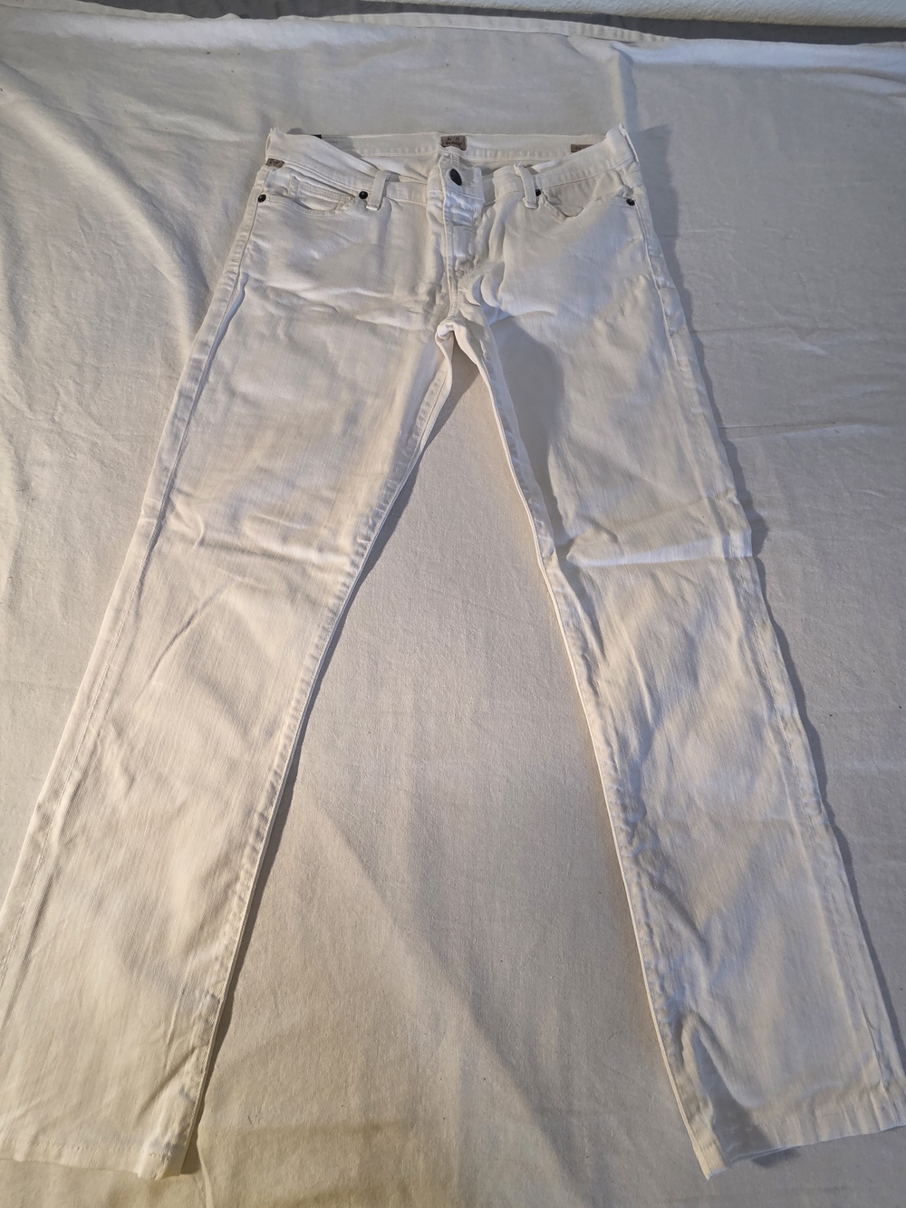 Citizens Of Humanity Women's White Slim Jeans